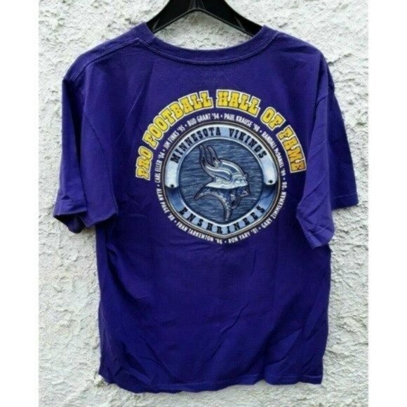 Minnesota Vikings Legends T Shirt Purple Reebok Mens Medium - Picture 2 of 3